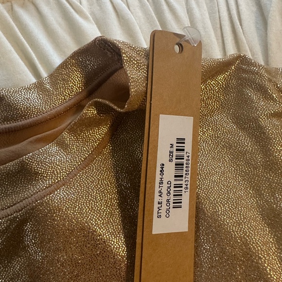 SKIMS Gold Short Sleeve T-Shirt - Picture 2 of 4